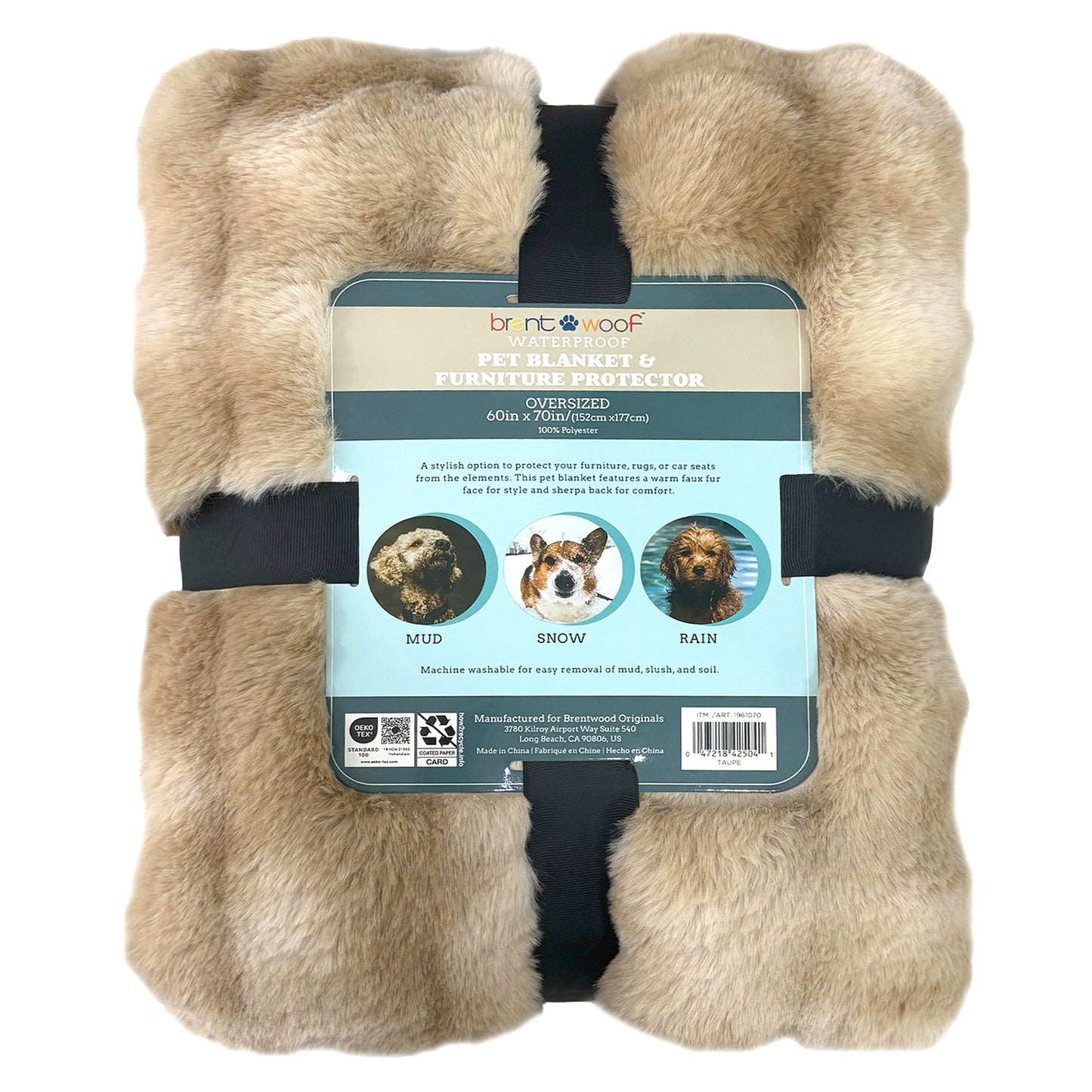Ultimate Oversized Waterproof Pet Blanket and Furniture Protector - Bubble Fur for Cozy Comfort