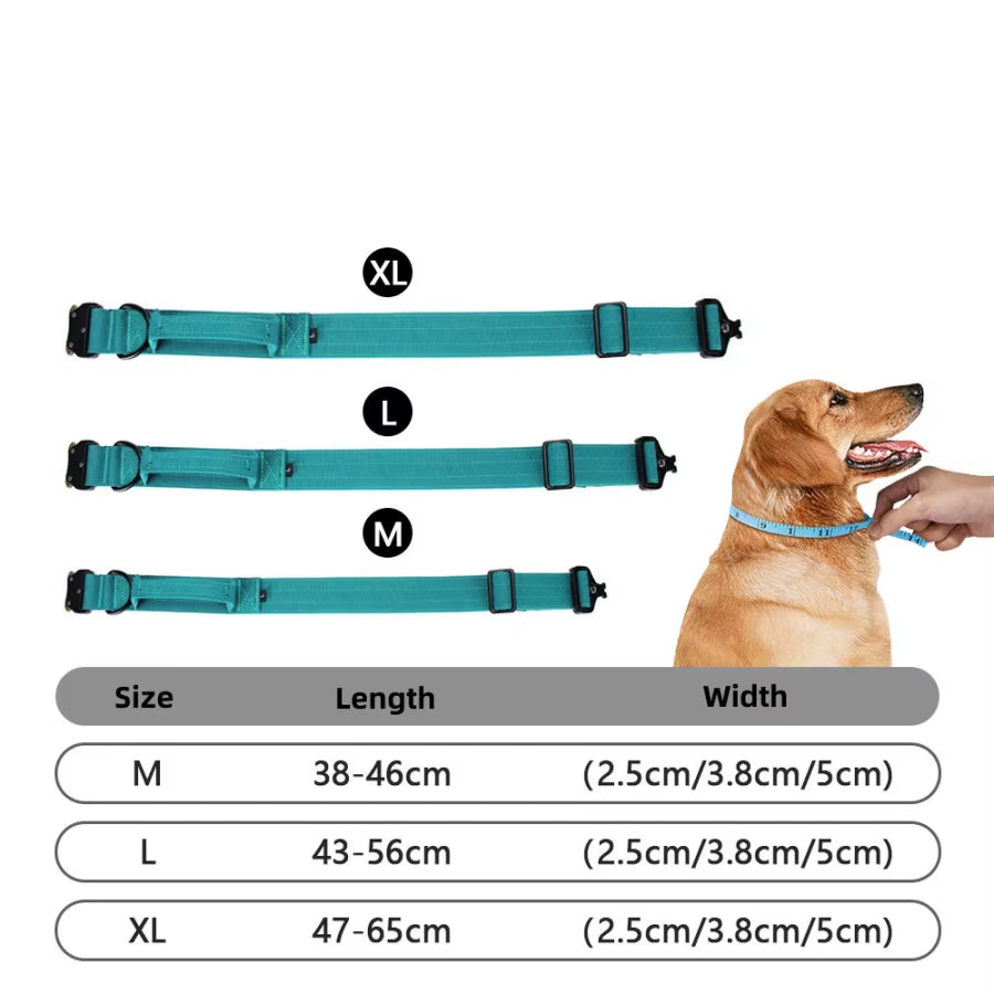C5 Premium Dog Collar Adjustable Heavy Duty Quick-Release Metal Buckle Dog Collar for Small or Medium to Extra Large Dogs