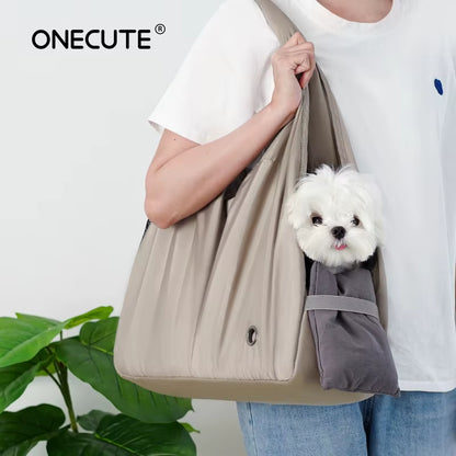 Onecut Pet Strap Shoulder Bag Dog Outdoor Travel Accessories Handbag External Transport Basket