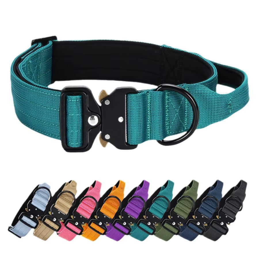 C5 Premium Dog Collar Adjustable Heavy Duty Quick-Release Metal Buckle Dog Collar for Small or Medium to Extra Large Dogs