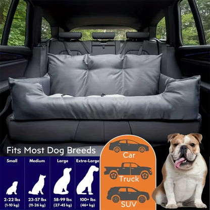 Luxury Dog Beds Waterproof Dog Car Seat Luxury Pet Car Seat Cat Beds Portable Travel Dog Car Backseat Pet Carrier Bag Pet Beds