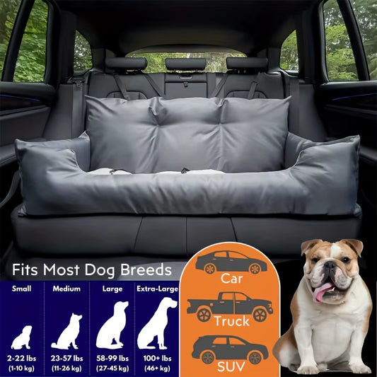 Luxury Dog Beds Waterproof Dog Car Seat Luxury Pet Car Seat Cat Beds Portable Travel Dog Car Backseat Pet Carrier Bag Pet Beds