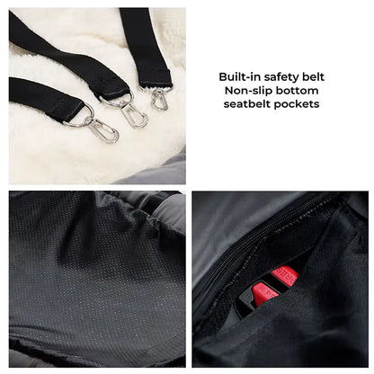 Luxury Dog Beds Waterproof Dog Car Seat Luxury Pet Car Seat Cat Beds Portable Travel Dog Car Backseat Pet Carrier Bag Pet Beds