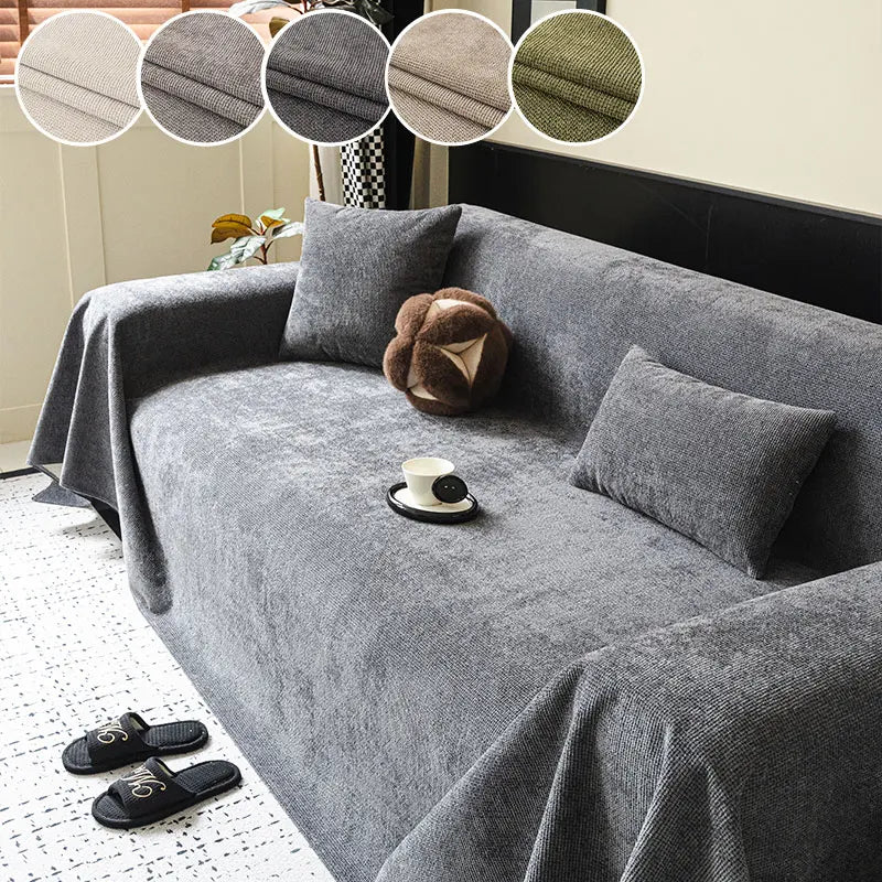Transform Your Living Space with the 1PC-2025 Universal Chenier Sofa Cover – Stylish, Anti-Slip Protection for Cat Owners!