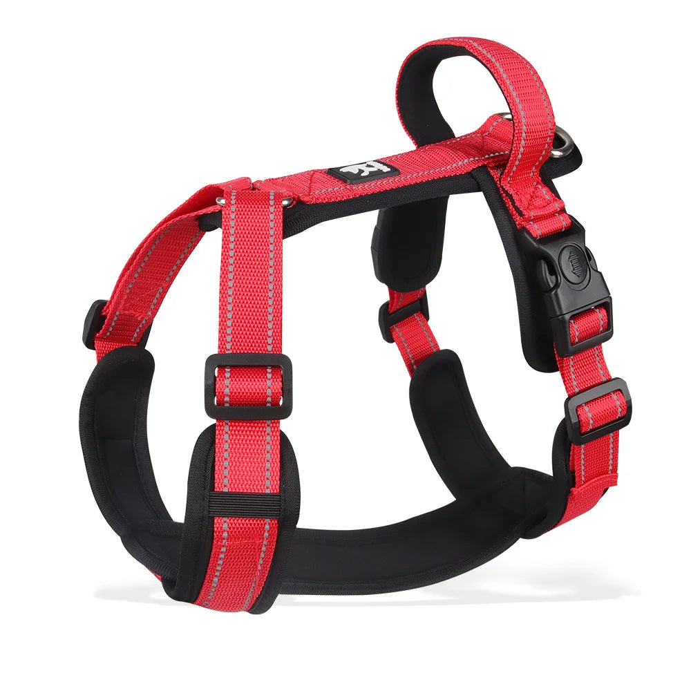 Reflective Adjustable Dog Harness for Medium to Large Dogs - Perfect for Anti-Pulling and Training Adventures