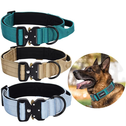 C5 Premium Dog Collar Adjustable Heavy Duty Quick-Release Metal Buckle Dog Collar for Small or Medium to Extra Large Dogs